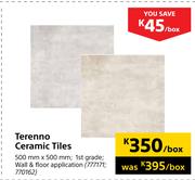 Terenno Ceramic Tiles-Per Box