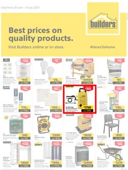 Builders Lusaka & Makeni : Best Prices On Quality Products (20 June - 10 July 2023), page 1