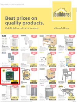 Builders Lusaka & Makeni : Best Prices On Quality Products (20 June - 10 July 2023), page 1