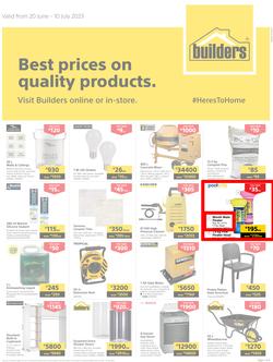 Builders Lusaka & Makeni : Best Prices On Quality Products (20 June - 10 July 2023), page 1