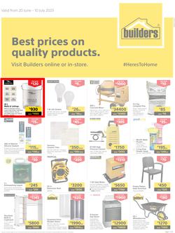 Builders Lusaka & Makeni : Best Prices On Quality Products (20 June - 10 July 2023), page 1