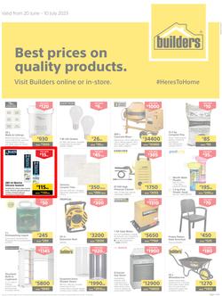Builders Lusaka & Makeni : Best Prices On Quality Products (20 June - 10 July 2023), page 1