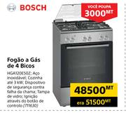 Bosch Fogao a Gas de 4 Bicos