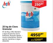 HTH 25Kg de Cloro Granular