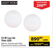 Lightworx 12W Luz de Teto LED-cada