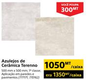 Azulejos de Cerâmica Terreno-por caixa