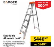 Badger Escada de Aluminio de 6°
