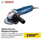 Bosch 700W 115mm Afiadora Angular