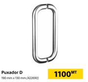 Puxador D 190mm x 130mm