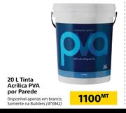 20L Tinta Acrilica PVA Por Parede