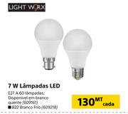 Lightworx 7W Lampadas LED-cada