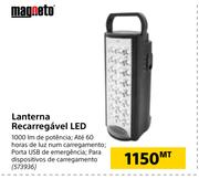 Magneto Lanterna Recarregável LED
