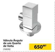Válvula Ângulo de um Quarto de Volta