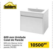 Builders 600mm Unidade Coral de Parede