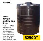 Plastex 5000L Tanque Vertical Para Agua