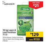 Wonder 10kg Law& Leaf Fertiliser 7:1:3