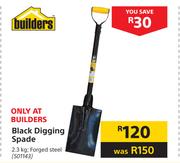 Builders Black Digging Spade