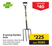 Lasher 4-Prong Garden Fork