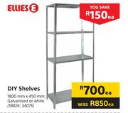 Ellies DIY Shelves-Each