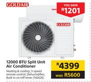 Goldair 12000 BTU Split Unit Air Conditioner