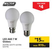 Majortech LED A60 7W Globes-Each