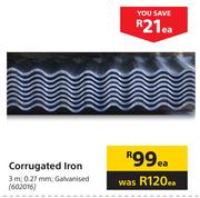 Corrugated Iron-Each