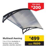 Multiwall Awning 1m x 1.2m