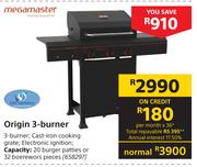 Megamaster Origin 3 Burner