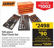 Grip 124 Piece Tool Chest Set