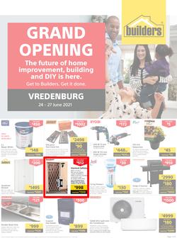 Builders Vredenburg : Grand Opening (24 June - 27 June 2021), page 1