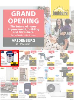 Builders Vredenburg : Grand Opening (24 June - 27 June 2021), page 1