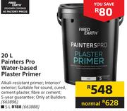 Fired Earth 5L Painters Pro water Based Plaster Primer