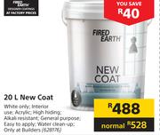 Fired Earth 20L New Coat