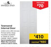Swartland Townsend Internal Door-2032m(h) x 813mm(h)