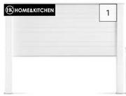 Home & Kitchen White Headboard 1800mm x 40mm x 1360mm
