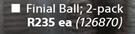Finial Ball 2 Pack-Each