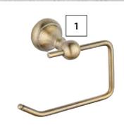 Lusso Rosa Bronze Swing Toilet Paper Holder-Each