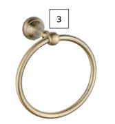 Lusso Rosa Bronze Towel Ring-Each