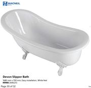 Macneil Devon Slipper Bath 1680mm x 700mm
