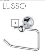 Lusso Rosa Chrome Swing Toilet Paper Holder-Each