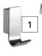 Lusso Ciano Towel Hook 