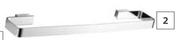 Lusso Ciano Single Towel Rail 600mm
