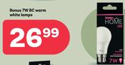 Bonus 7W BC Warm White Lamps