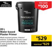 Fired Earth Water Based Plaster Primer-20L