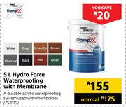 Fired Earth Hydro Force Waterproofing With Membrane-5L