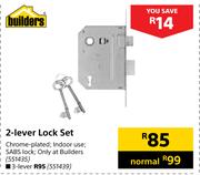 Builders 3 Lever Lock Set