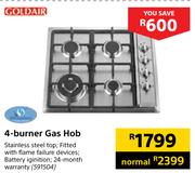 Goldair 4 Burner Gas Hob