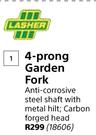 Lasher 4 Prong Garden Fork