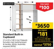 Home & Kitchen Standard Built In Cupboard-2.1m (h) x 1.82m (w)