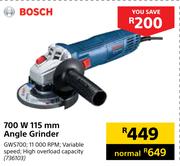 Bosch 700W 115mm Angle Grinder